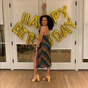 Boutique style, sequence dress